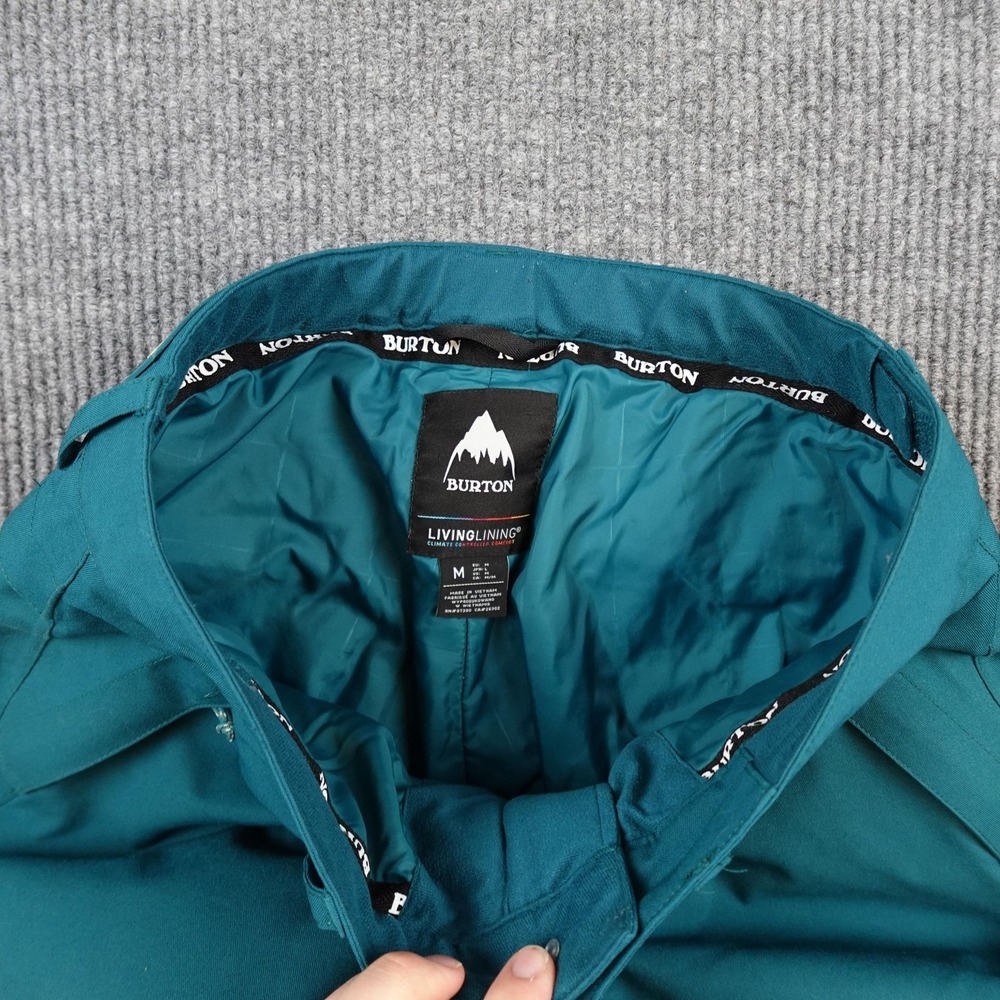 Burton Snow Pants Womens Medium Green Living Lining ThermacoreECO Ski Snowboard - Picture 5 of 11